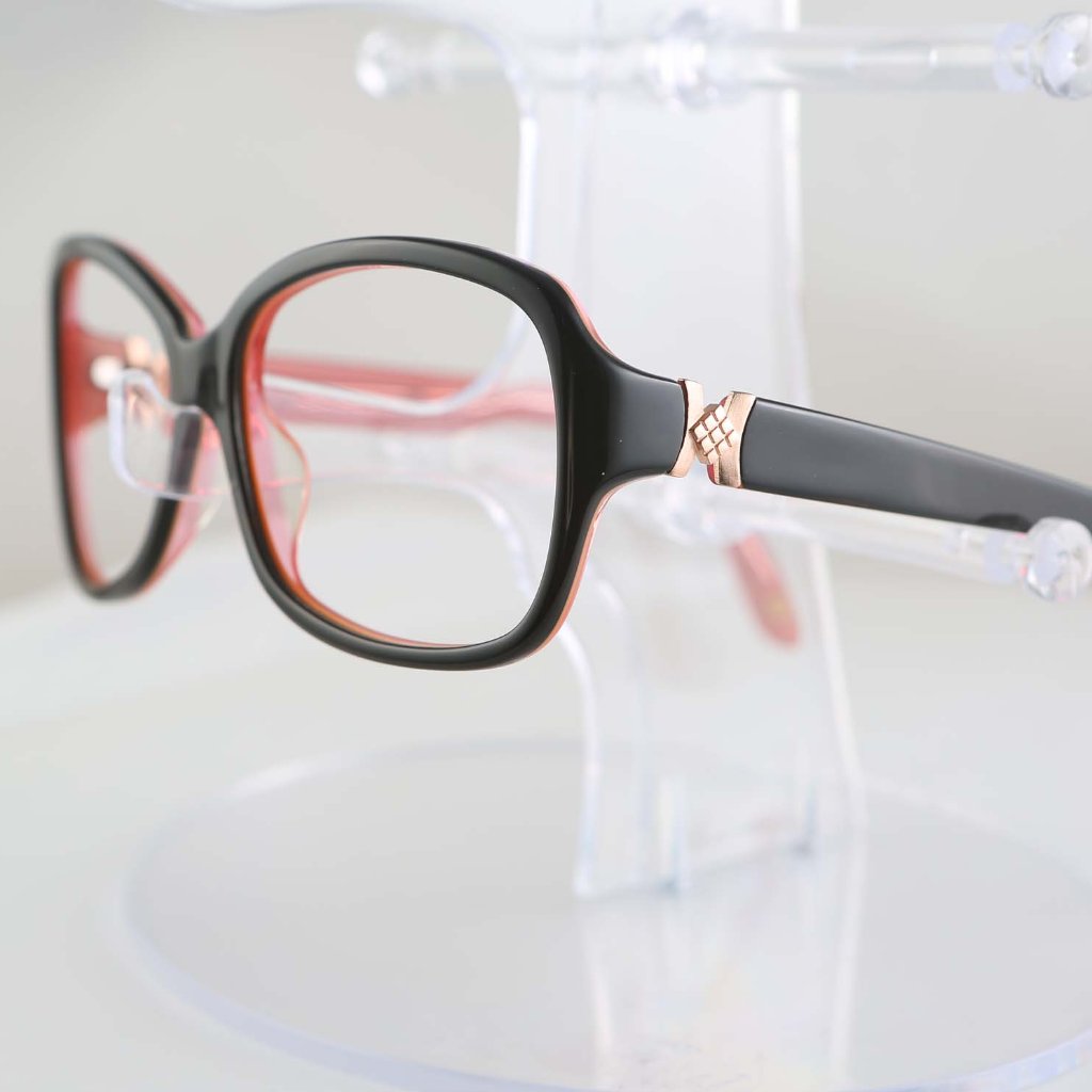 Polaroid Glasses Frame Black / Pink